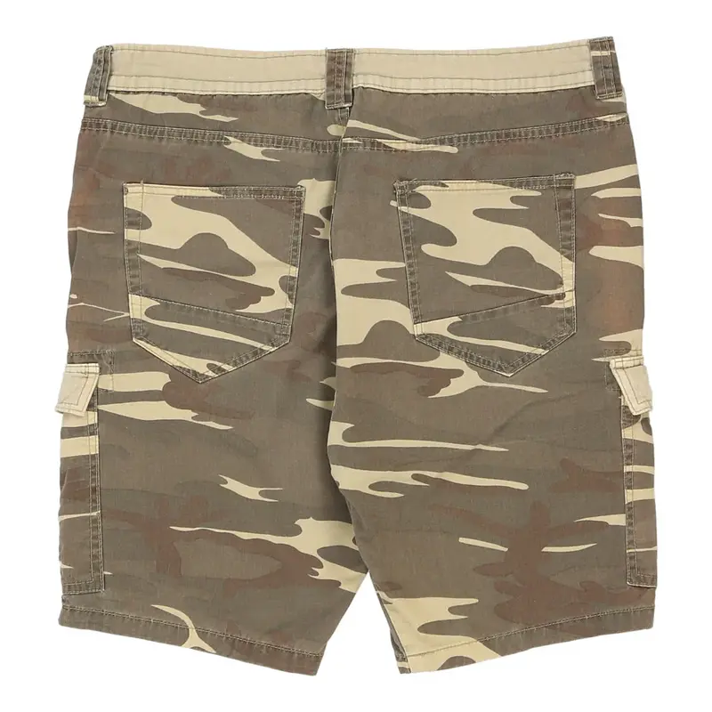 Pause Cargo Shorts - 37W 9L Camo Cotton