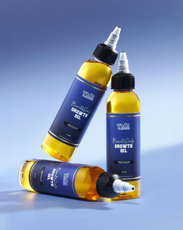 Jumbo Beard & Scalp Stimulating Growth Oil 3-In-1 Bundle - Lengthening Thickening Root Enhancer Peppermint Castor Blend