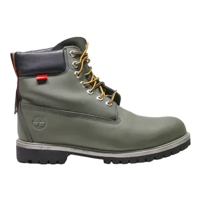 TIMBERLAND Lace-Up Boots Green Synthetic Mens UK 9.5