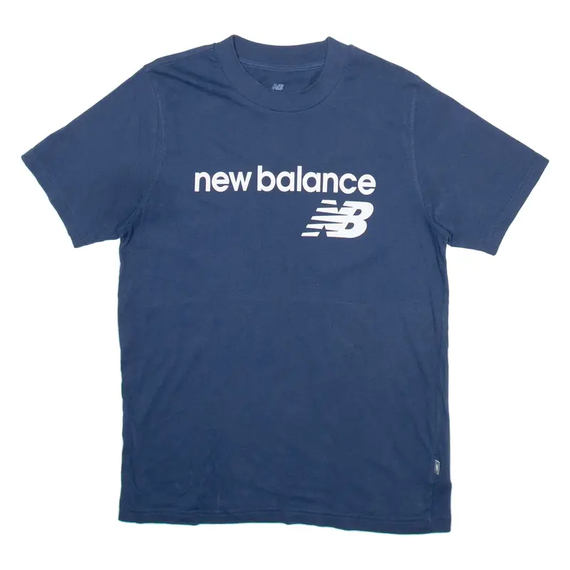 NEW BALANCE Mens T-Shirt Blue M