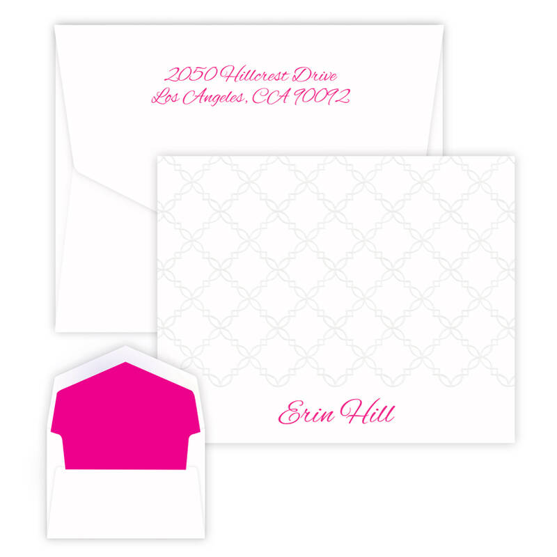 Needlepoint Note - Raised Ink