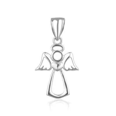Beneto Delicate Silver Pendant Angel AGH676