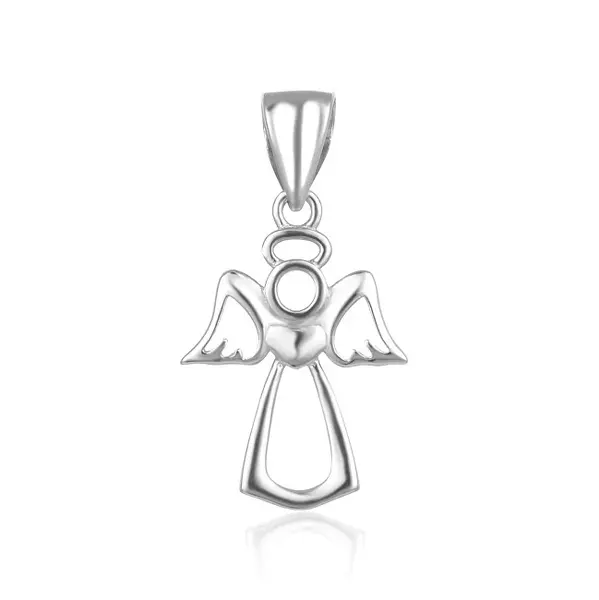 Beneto Delicate Silver Pendant Angel AGH676