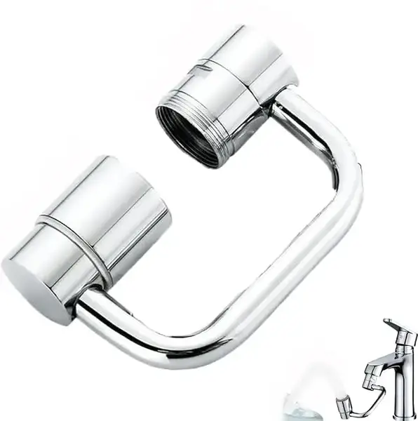 1440° Rotatable Faucet Aerator Extension - for Effortless, All-Angle Control, Rotating Swivel Faucet Aerator Extender, Kitch...