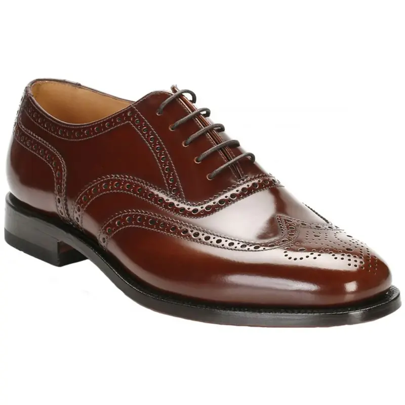 Loake 202 Leather Men's Lace Up Shoes - Brown - Size:US 8.5 Men