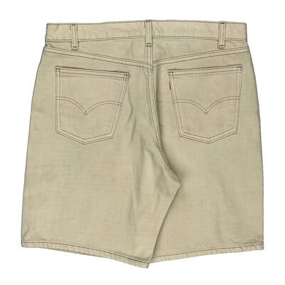 Levis Denim Shorts - 35W 8L Beige Denim