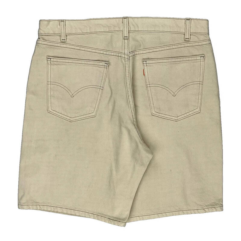 Levis Denim Shorts - 35W 8L Beige Denim
