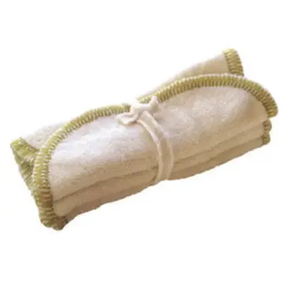 Douces angevines Cleansing Wipes - 3 pieces Made of organic cotton, eco-friendly and very soft!