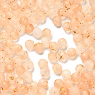 Frosted Transparent Acrylic Beads
