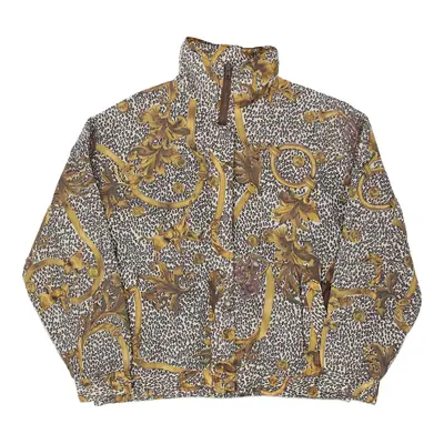 1980s Simply Rich Jacket - Medium Multicoloured Silk