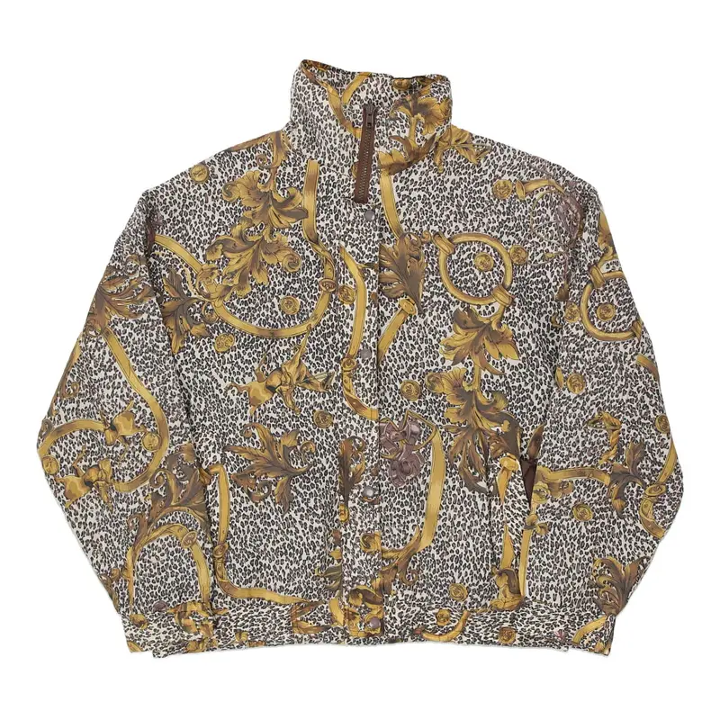 1980s Simply Rich Jacket - Medium Multicoloured Silk