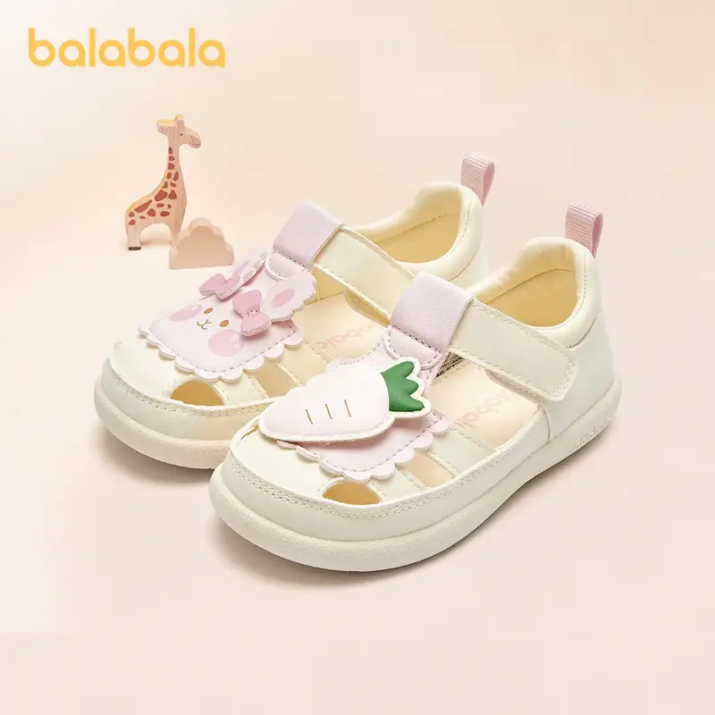 Balabala baby toddler shoes children's sandals shoes baby boys and girls anti-slip 2025 summer fashionable and cute