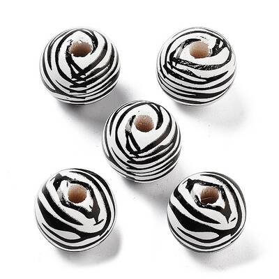 Wood European Beads