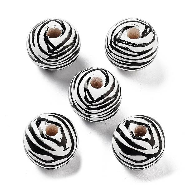 Wood European Beads
