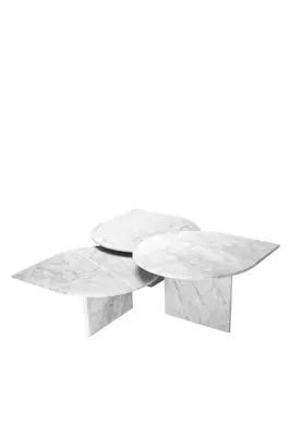 Marble Nesting Coffee Table (set of 3) | Eichholtz Naples