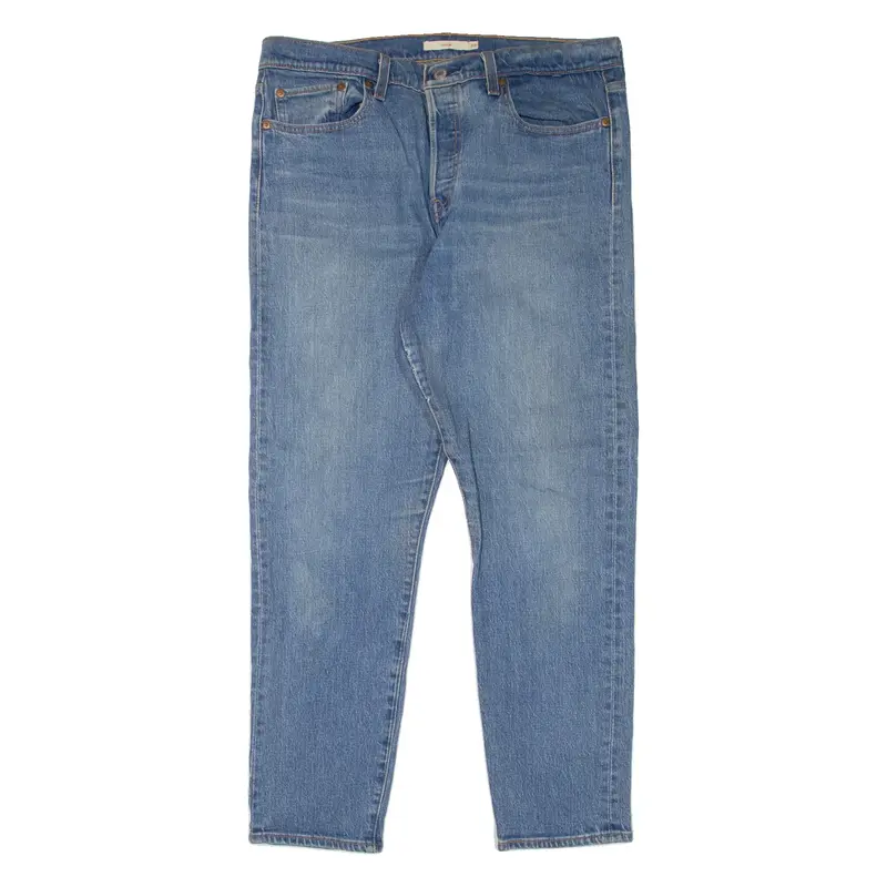 LEVI'S Wedgie Premium Womens Jeans Blue Regular Tapered Stone Wash W32 L27