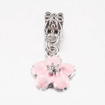 Tibetan Style Alloy Enamel European Dangle Charms