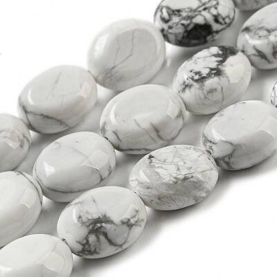 Natural Howlite Beads Strands