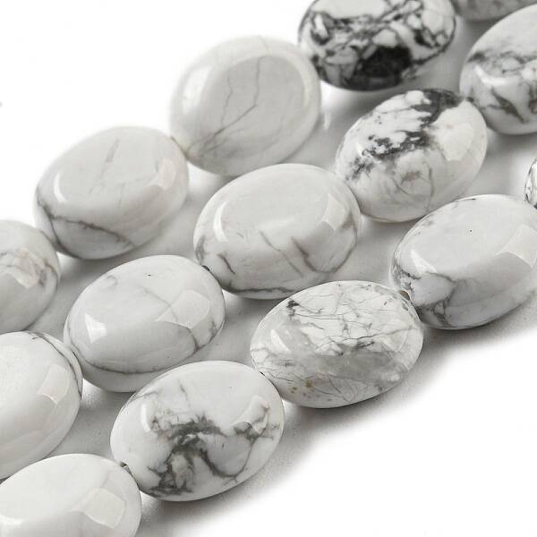 Natural Howlite Beads Strands