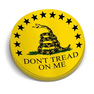 Don't tread On Me Hard Hat Decal