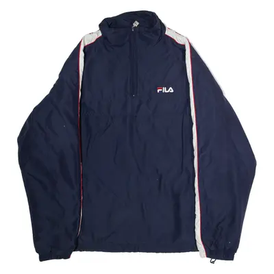 FILA Mens Pullover Jacket Blue M