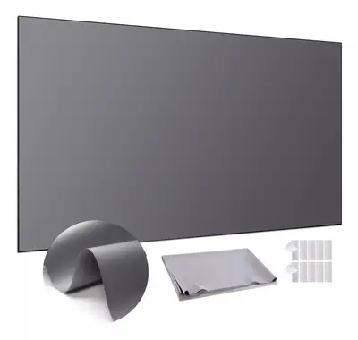 ILEPO HD Projector Screen 4K Anti Light Foldable Portable Movies Screenfor Home Theater Party Office Classroom Outdoor Indoor...