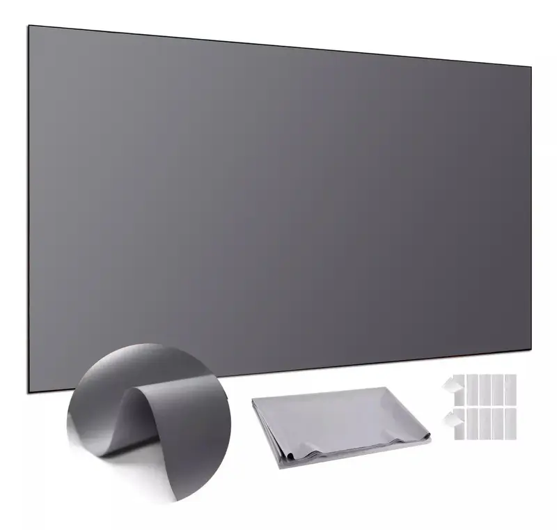 ILEPO HD Projector Screen 4K Anti Light Foldable Portable Movies Screenfor Home Theater Party Office Classroom Outdoor Indoor...