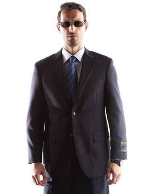 Big And Tall & Extra Long Sizes Mens Blazer With Brass Buttons