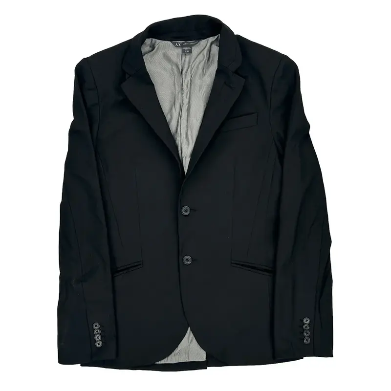 Armani Exchange Blazer - Small Black Polyester