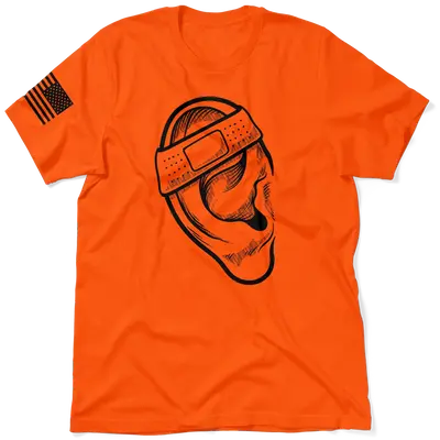 Ear - Safety Orange T-Shirt
