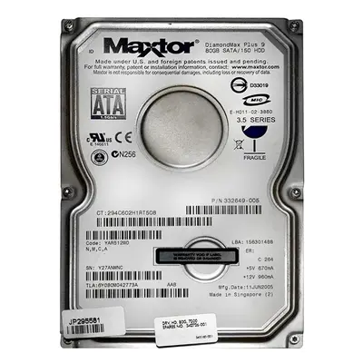 345160R-001 HP 72.8GB Ultra-320 SCSI 10000 3.5-inch Hard Drive