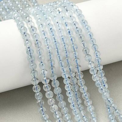 Natural Aquamarine Beads Strands