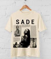 Sade Album T-Shirt, Sade Retro Lyric Style Top Tee Vintage Unisex T-Shirt, Sade Album T-Shirt Gift For Fan