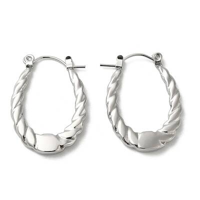 Non-Tarnish 304 Stainless Steel Hoop Earrings for Women