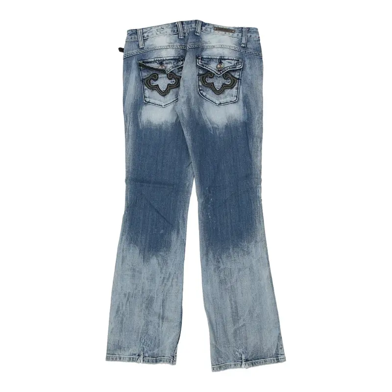 Rerock Express Jeans - 32W UK 10 Blue Cotton
