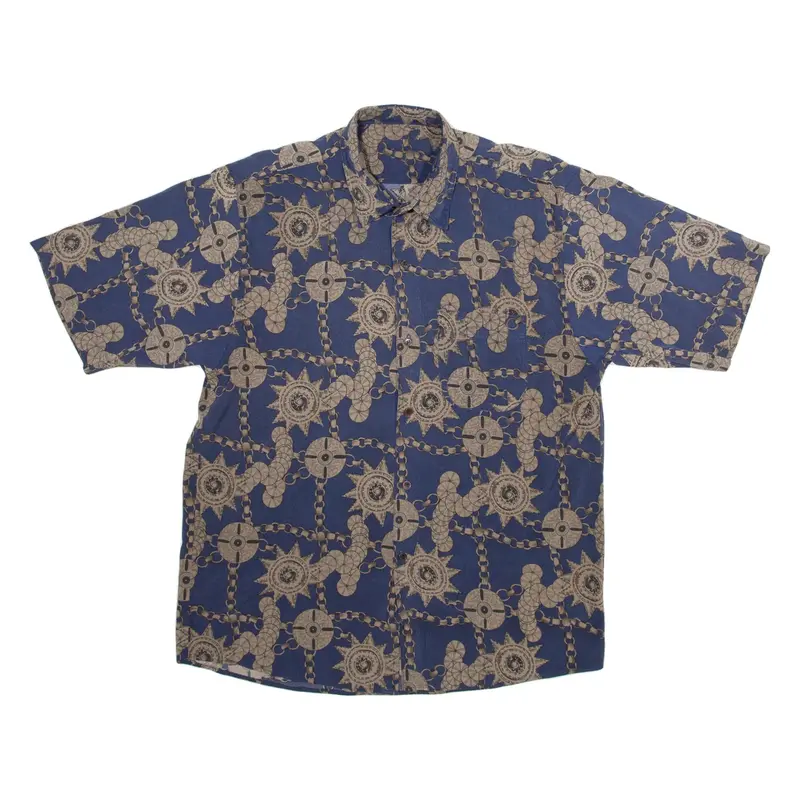 Mens Shirt Blue L