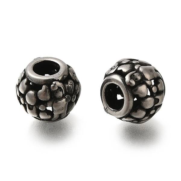 304 Stainless Steel European Beads