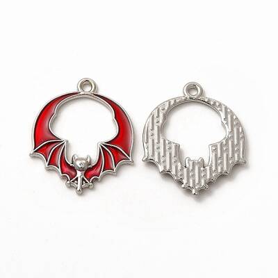 Rack Plating Alloy Enamel Pendants