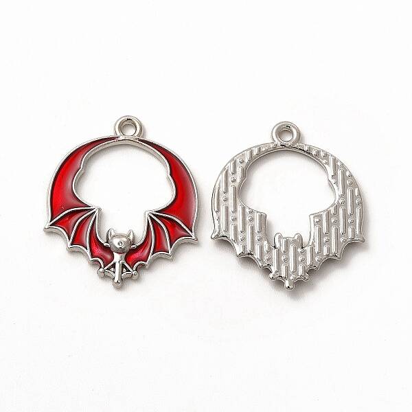 Rack Plating Alloy Enamel Pendants