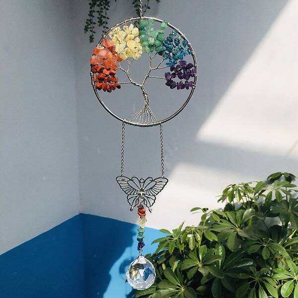 Glass Teardrop Pendant Decoration