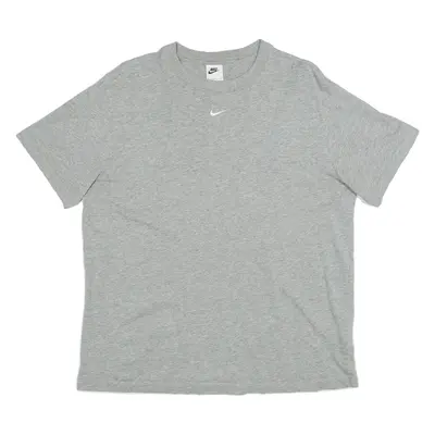 NIKE Womens T-Shirt Grey M