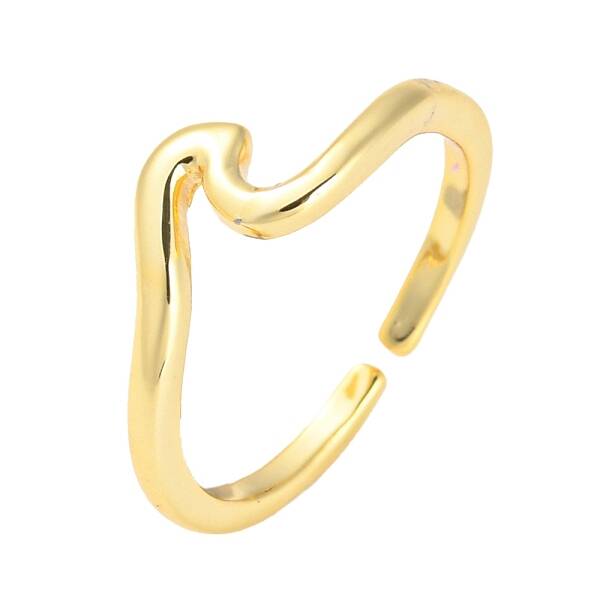 Rack Plating Brass Cuff Rings