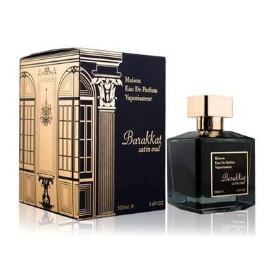 Barakkat Satin Oud Perfume for Unisex - Eau de Parfum Spray 3.4 oz