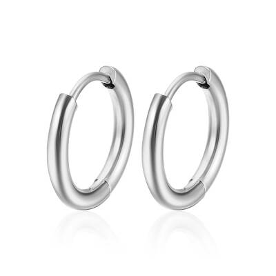 Stainless Steel Hoop Earrings