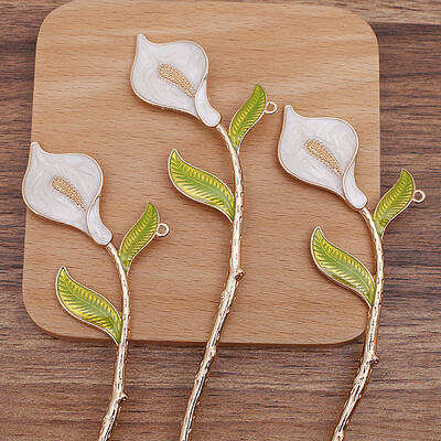 Alloy Enamel Flower Hair Sticks