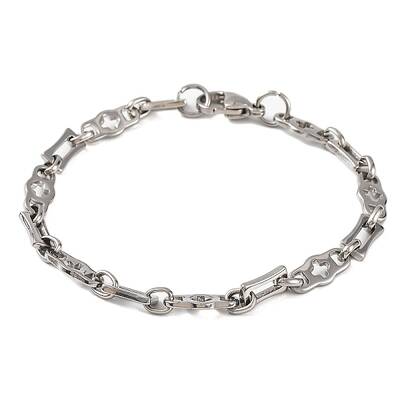 Tarnish Resistant 201 Stainless Steel Link Chain Bracelets