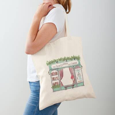 The Shop Around The Corner - Watercolour Tote Bag