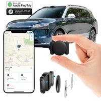 GPS Tracker for Vehicles, Mini GPS Trackers Device with Weatherproof Magnetic Case - No Monthly Fee - Works with Apple Find M...