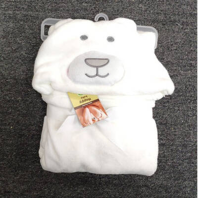 Bath towel for baby | Color: White
