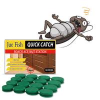 Roach Bait Station, 1/2 Boxes Quick Action Roach Bait, Indoor Insect Control Gel Bait, Safe & Easy To Use Home Gel Bait